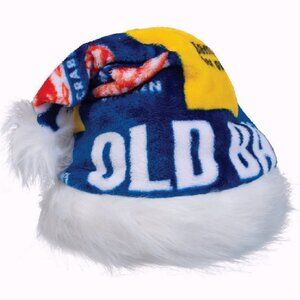Old Bay Can Logo Santa Party Beanie Cap Hat - NEW Fast Ship